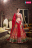 Festive Red and Multi-Color Panelled Lehenga (9186 M-27)