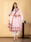 Blush Pink Floral Cotton Suit Set