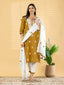 Mustard Meadow Chikankari Kurta Set