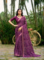 Majestic Geometric Print Art Silk Saree