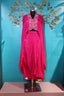 Dazzling Fuchsia Crop Top and Skirt Set ( 7933 M-16)