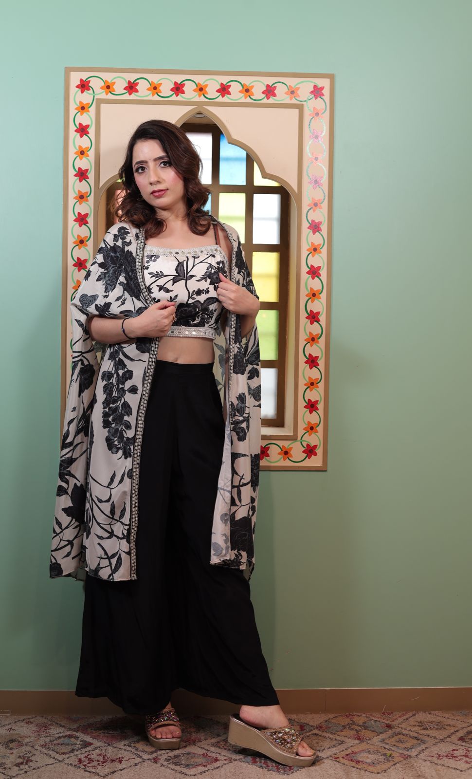 indo western suit for women
