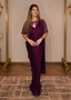 Opulent Wine Pre-Pleated Drape Saree