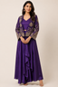 Plum 3-piece Indo-Western co-ord set