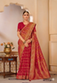 Ornate Bandhani-Inspired Banarasi Silk Saree