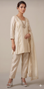 Ivory Chanderi Silk Kurta Set