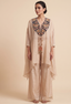 Golden Glaze Cape & Palazzo Set