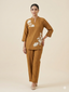 Earthy Ochre Floral Co-ord Set