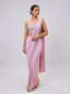Lavender Pleated Ready-to-Wear Drape Saree