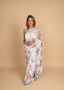 Elegant Off-White Floral Printed Saree