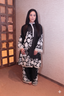 Deep Wine Floral Embroidered Kurta Set (S-337 B-1)