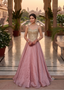 Regal Rose Pink Organza Lehenga