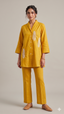 Yellow Embroidered Co-ord Set