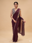 Deep Wine Pre-Stitched Saree