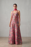 Banarasi Silk Tunic with Flared Palazzos