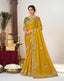 Royal Mustard Embroidered Saree
