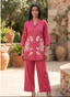 Chic Pink Button-Down Co-ord Set