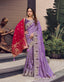 Lavender Mist Banarasi Silk Saree