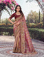 Dusty Rose Ombre Silk Saree