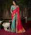 Designer Bandhani-Grid Silk Saree