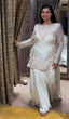 Pastel Embroidered Ivory Sharara Suit