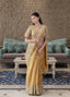 Regal Mustard Gold Silk Saree
