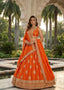 Exquisite Handcrafted Silk Lehenga Set