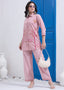 Blush Lotus Shirt-Style Co-Ord Set