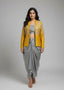 Marigold & Mist Indo-Western Fusion Set