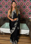 Midnight Noir Elegance: Premium Silk Saree