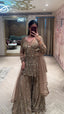 Sitara Gilded Sharara Set