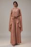 Ganga Dusty Rose Cascade Palazzo Set