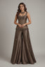 Twinkle Charcoal Lustre Embroidered Sharara Set