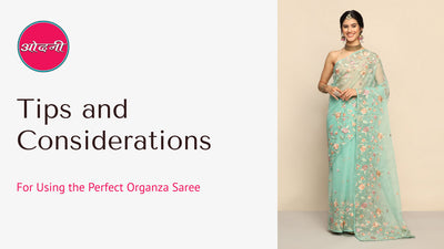 Tips & Considerations for Using the Perfect Organza Saree