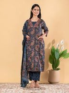 Printed Cotton Suit Set