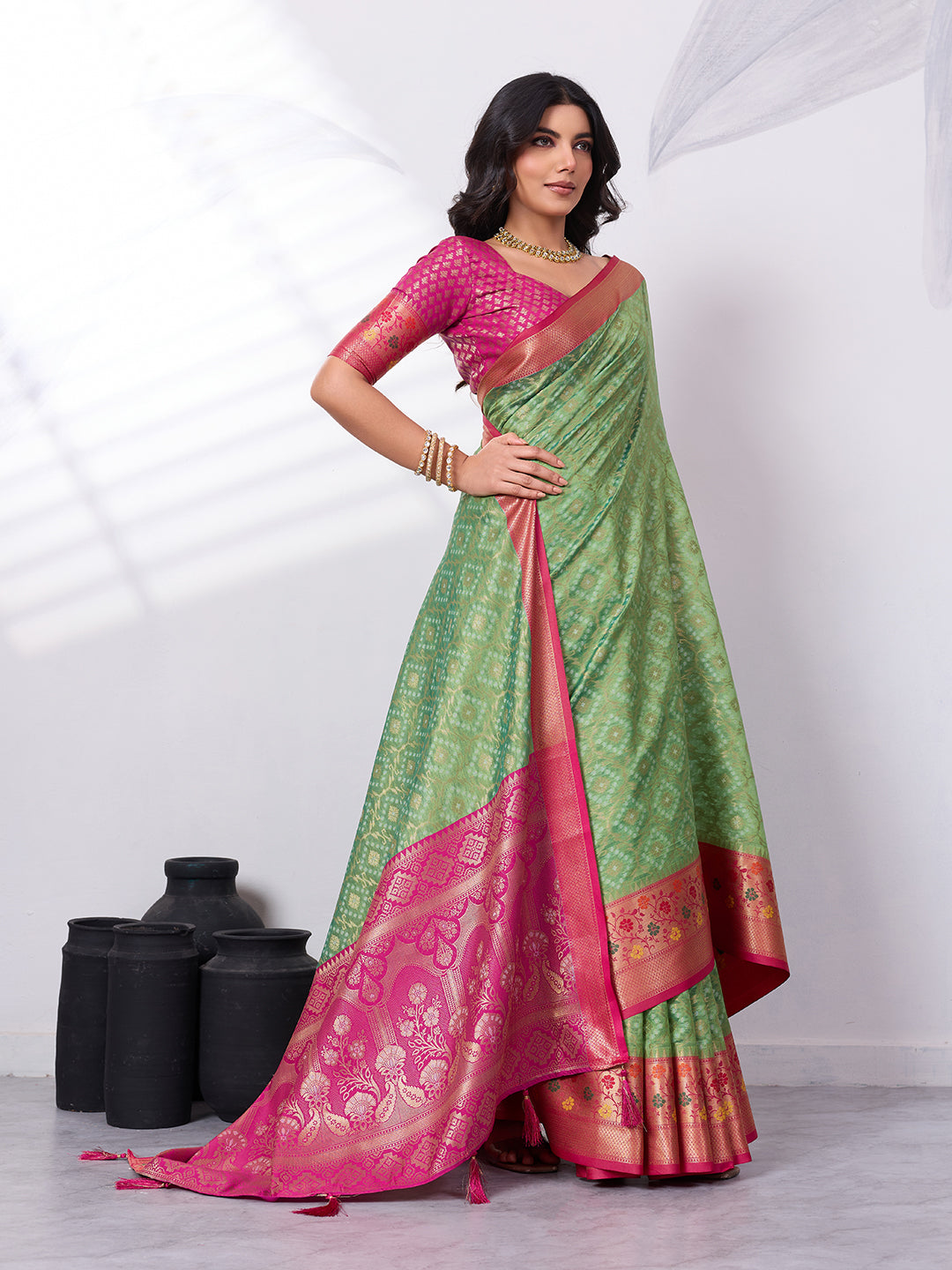 Banarasi Organza Silk Saree