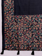 Sage & Emerald Satin Tussar Digital Printed Saree