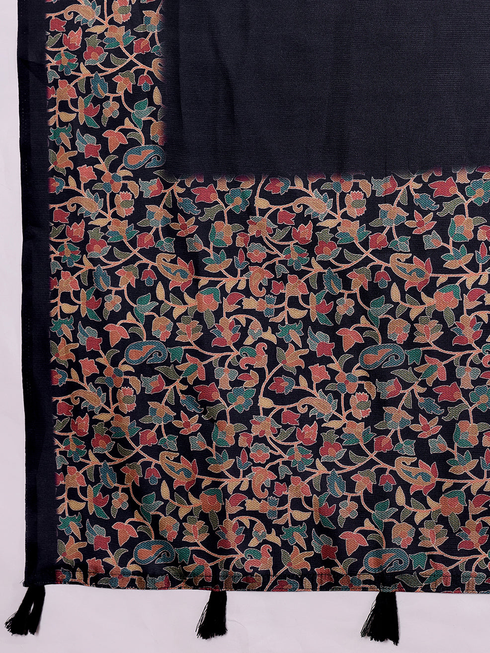 Sage & Emerald Satin Tussar Digital Printed Saree