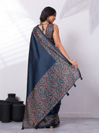 Satin Tussar Digital Printed Saree