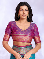 Ikat Patola Art Silk Saree
