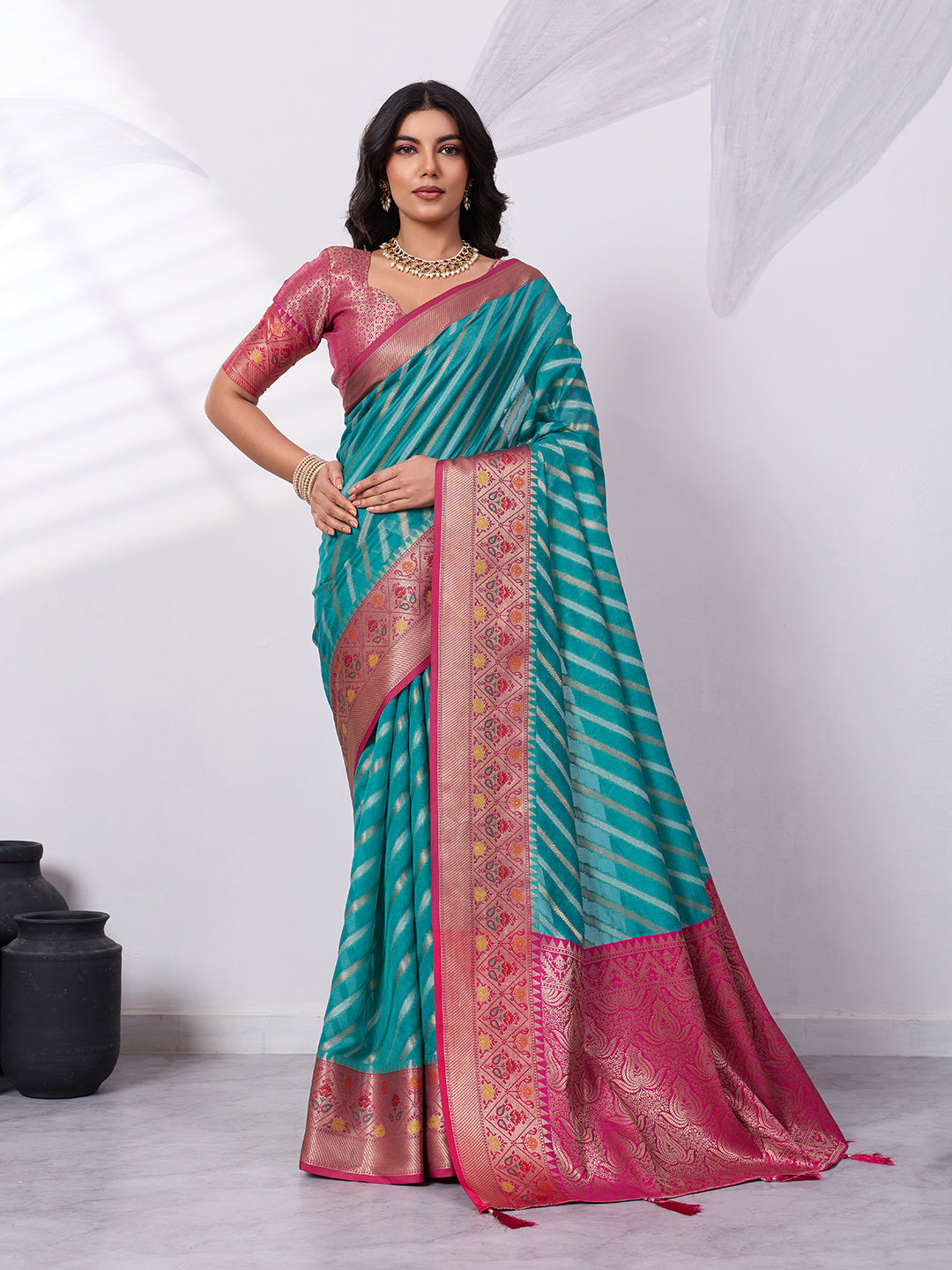 Banarasi Organza Silk Saree