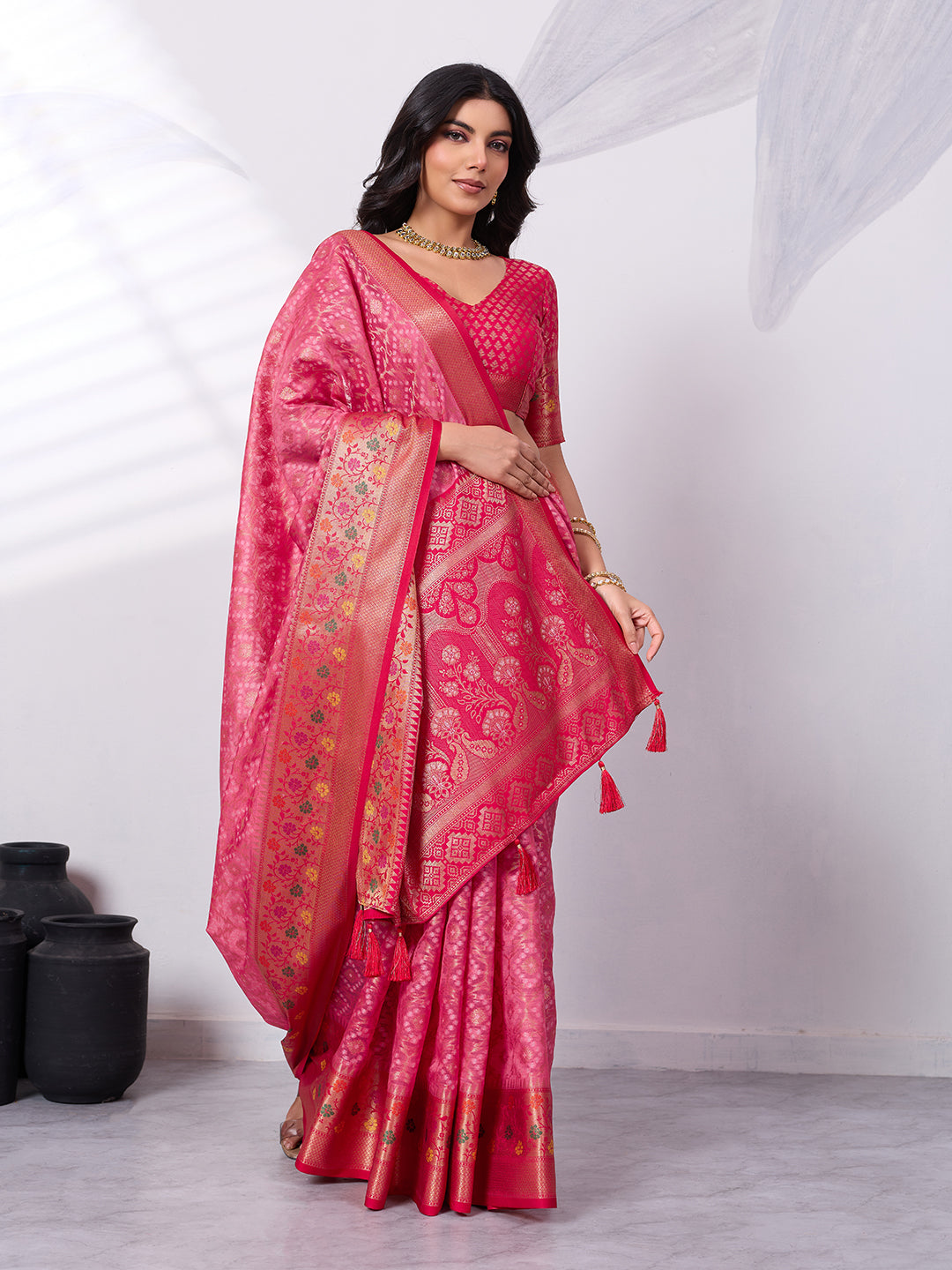Banarasi Organza Silk Saree