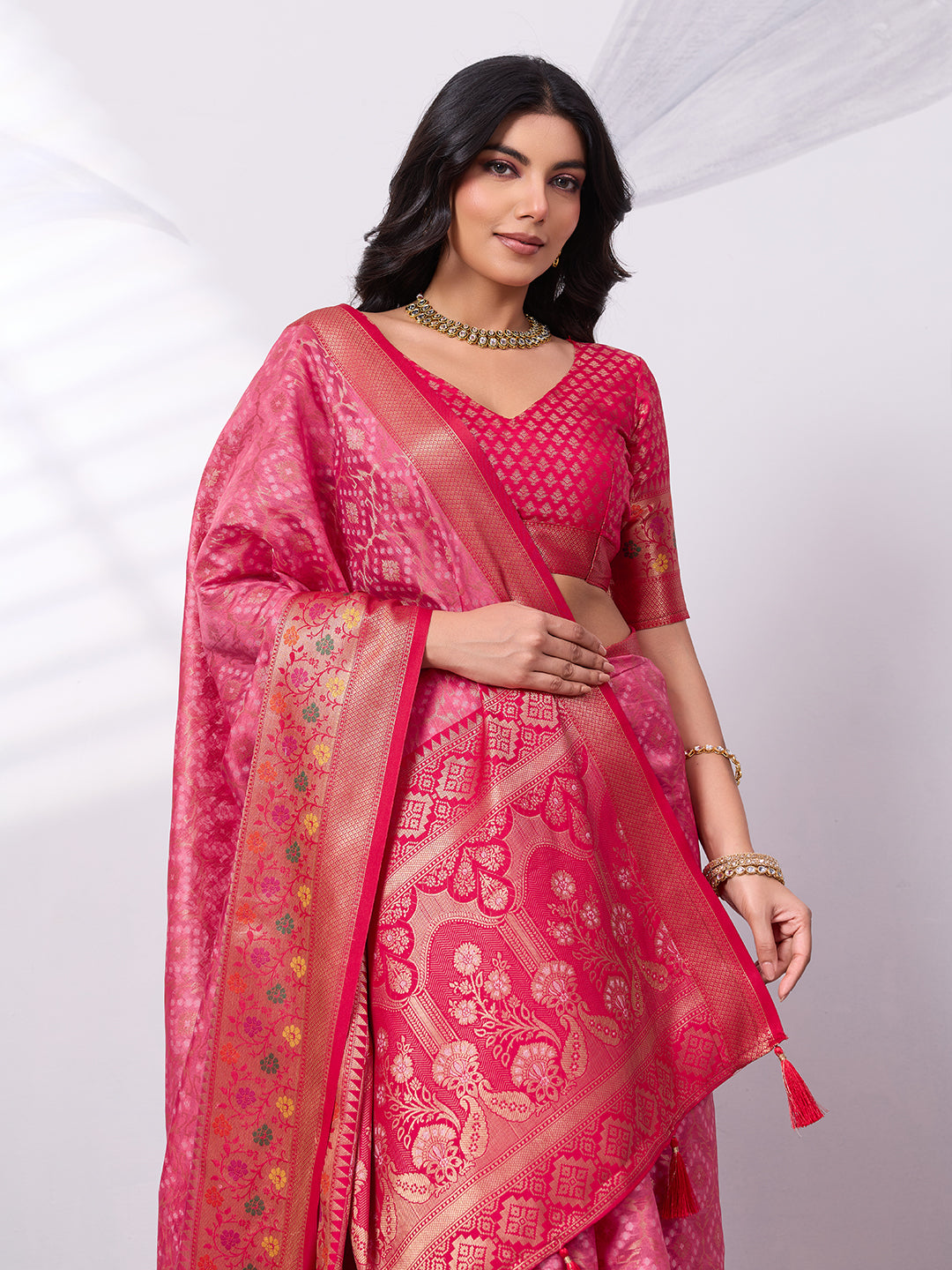 Banarasi Organza Silk Saree