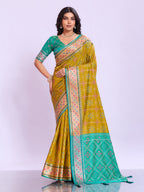 Ikat Patola Art Silk Saree
