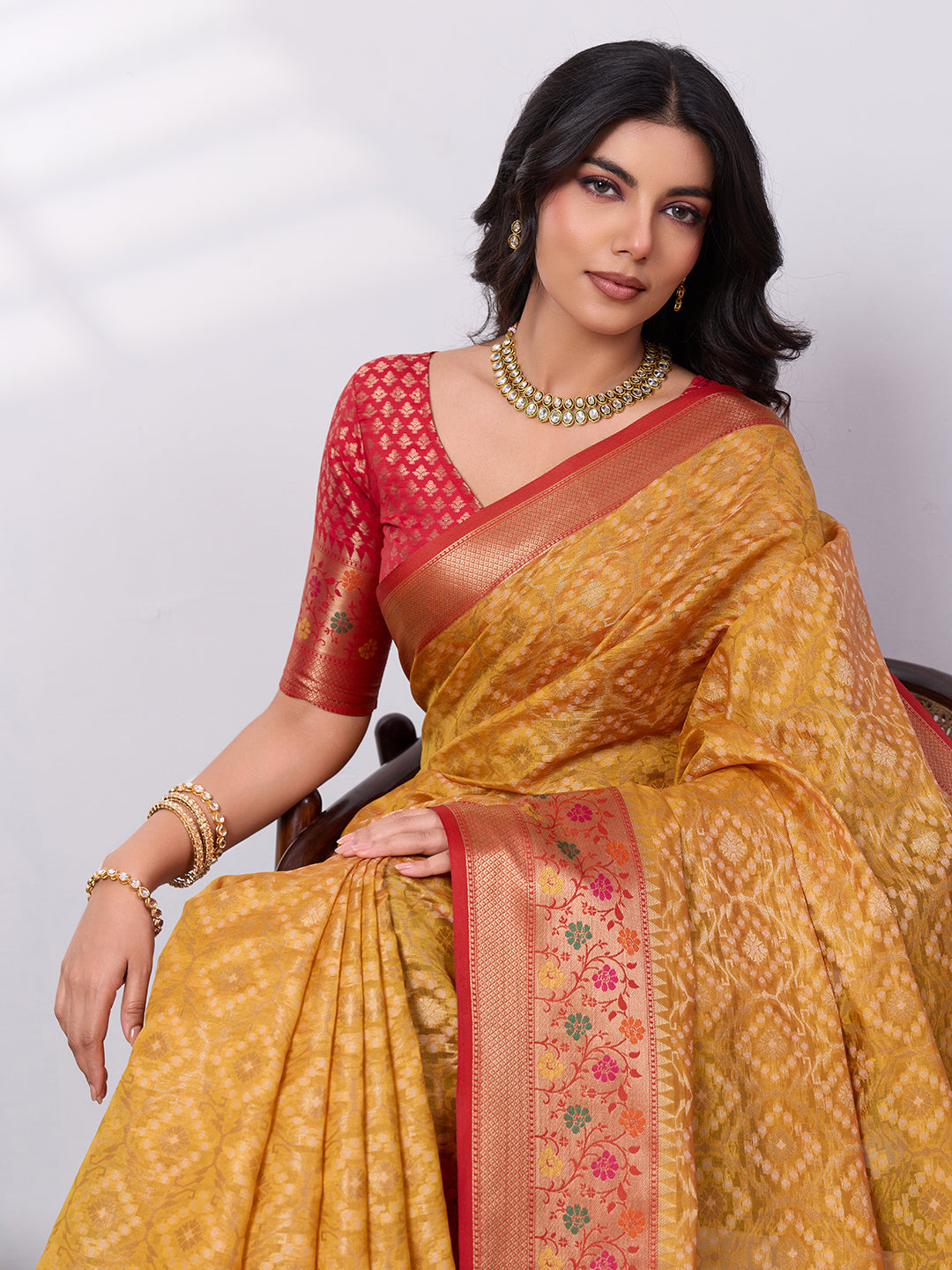 Banarasi Organza Silk Saree