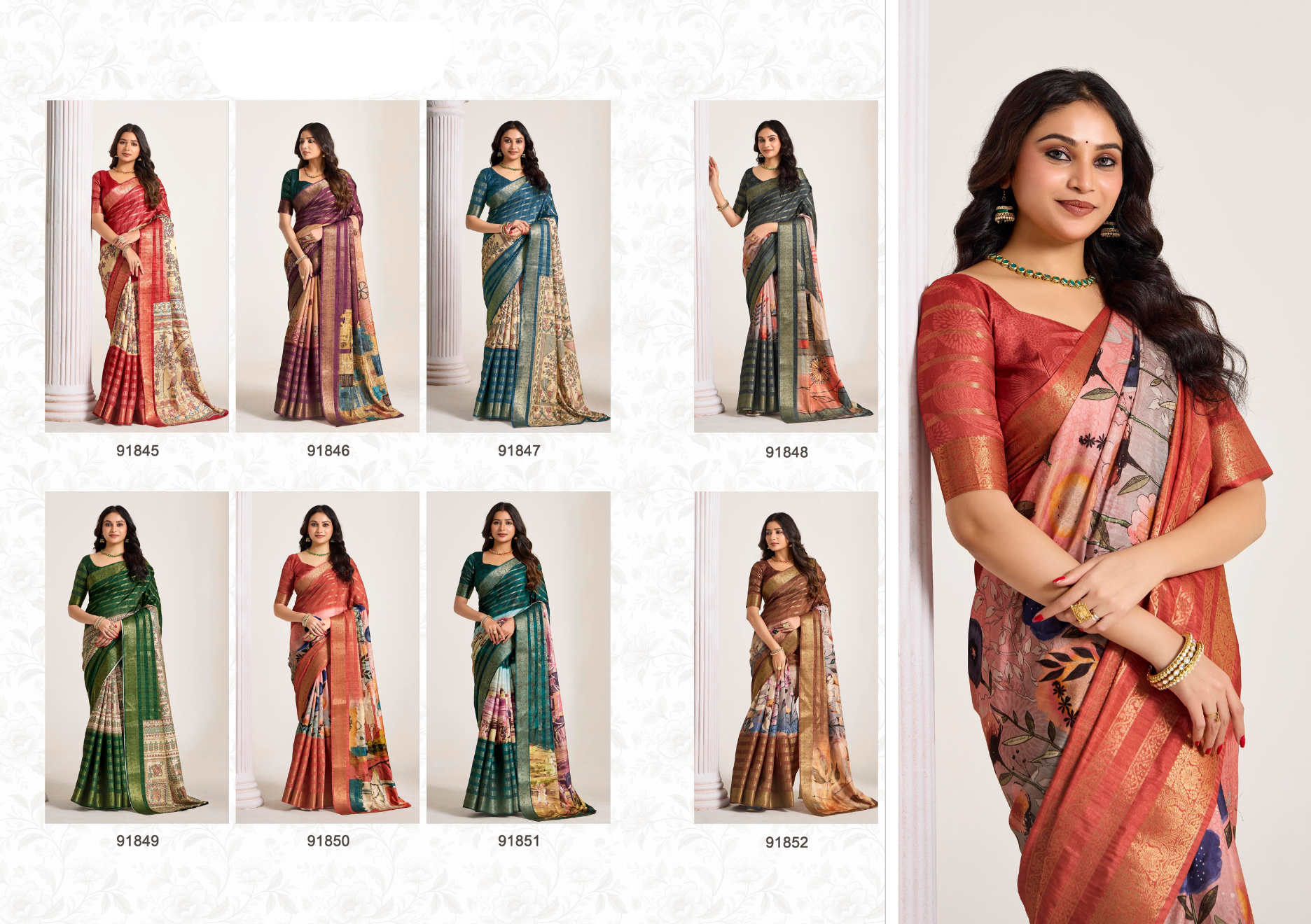 Anvi Vol-02 Print & Woven Saree Collection (GS-48)