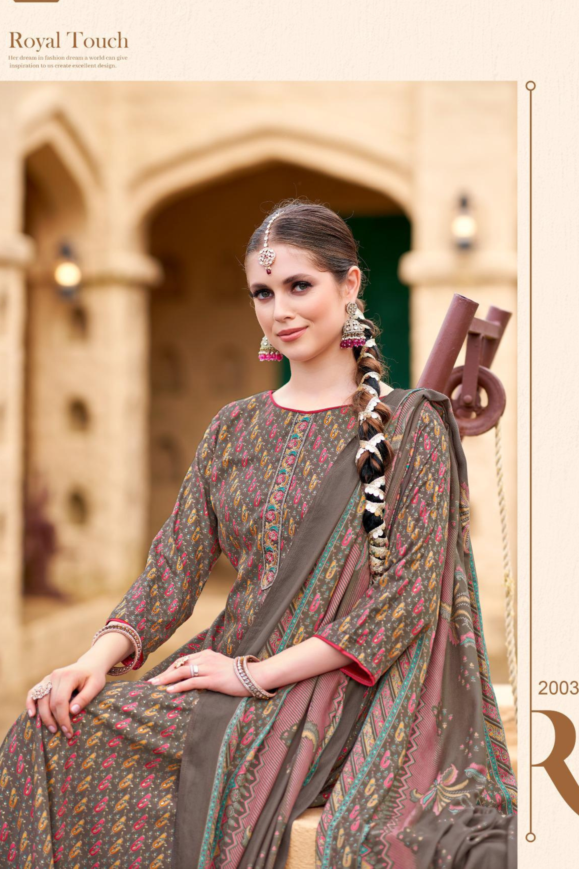 'Sohini Shawl' Collection: Pure Pashmina Suits (D-39)