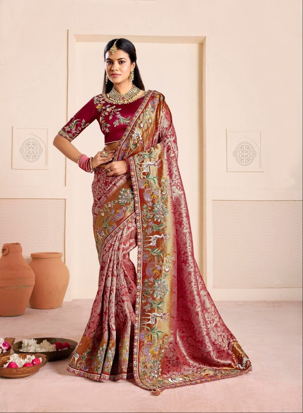 Rajwada Silk Heritage Saree Main image