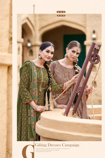 'Sohini Shawl' Collection: Pure Pashmina Suits (D-39)