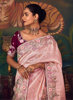 The 'Blush Regal Brocade' Saree (SA-465 GS-98)